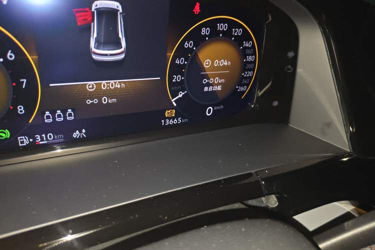Used Volkswagen Teramont X 2024 380TSI All-Wheel Drive Longyao Edition Odometer Close Up