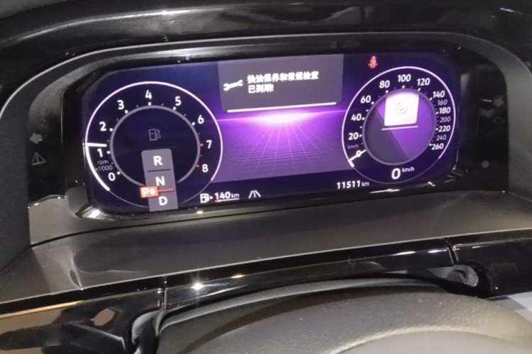 Used Volkswagen Teramont X 2024 380TSI Four-Wheel Drive Prestige Luxury Edition Odometer Close Up