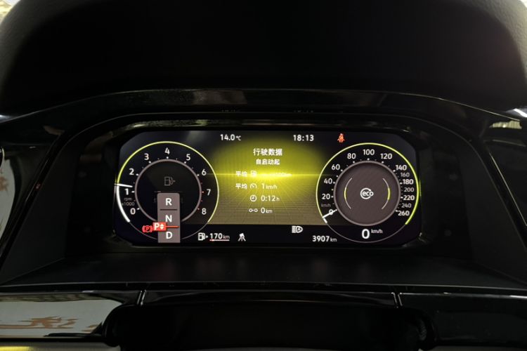 Used Volkswagen Teramont X 2024 380TSI Four-Wheel Drive Prestige Flagship Edition Odometer Close Up