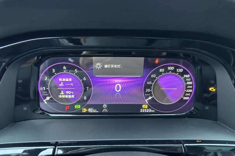 Used Volkswagen Teramont X 2024 380TSI Four-Wheel Drive Prestige Luxury Edition Odometer Close Up