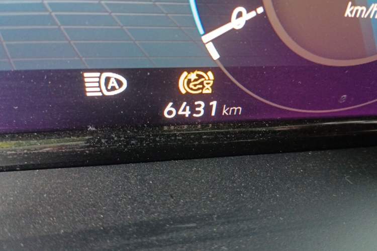 Used Volkswagen Teramont X 2024 380TSI Four-Wheel Drive Longxiang Edition Odometer Close Up