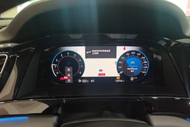 Used Volkswagen Teramont X 2024 380TSI Four-Wheel Drive Prestige Luxury Edition Instrument Cluster