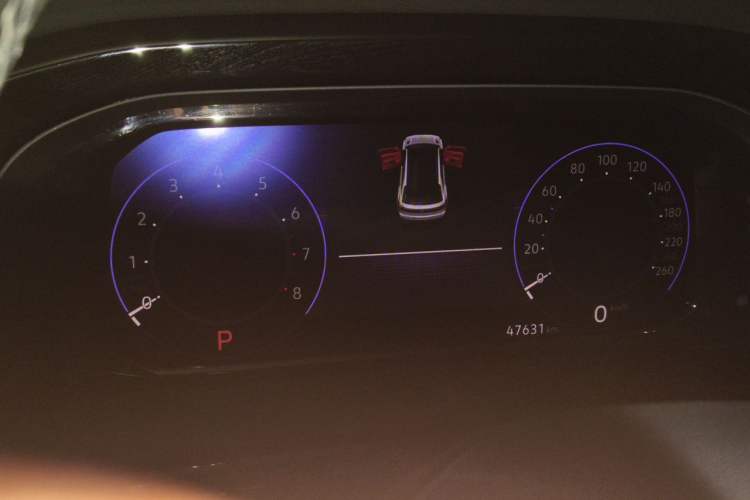 Used Volkswagen Teramont X 2024 380TSI Four-Wheel Drive Longxiang Edition Odometer Close Up