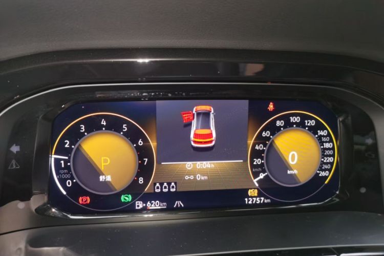 Used Volkswagen Teramont X 2024 380TSI Four-Wheel Drive Prestige Flagship Edition Odometer Close Up