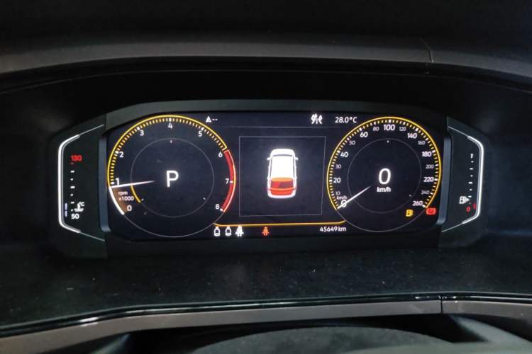 Used Volkswagen Tharu 2019 330TSI Four-Wheel Drive Flagship Model China VI Standard Instrument Cluster