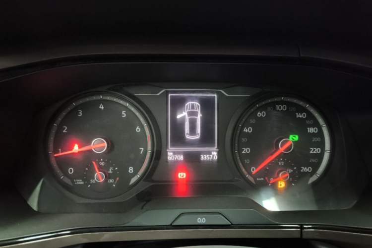 Used Volkswagen Tharu 2019 280TSI Two-Wheel Drive Comfort Edition China VI Standard Instrument Cluster