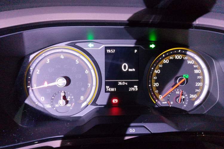 Used Volkswagen Tharu 2019 280TSI Two-Wheel Drive Comfort Edition China VI Standard Instrument Cluster