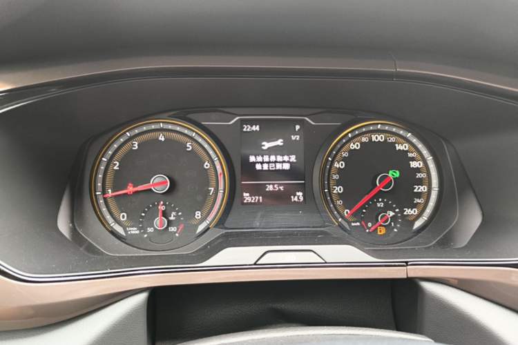 Used Volkswagen Tharu 2019 280TSI Two-Wheel Drive Comfort Edition China VI Standard Instrument Cluster