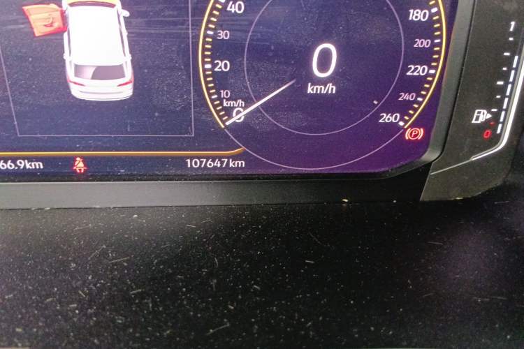 Used Volkswagen Tharu 2019 280TSI Two-Wheel Drive Flagship Edition China V Standard Odometer Close Up