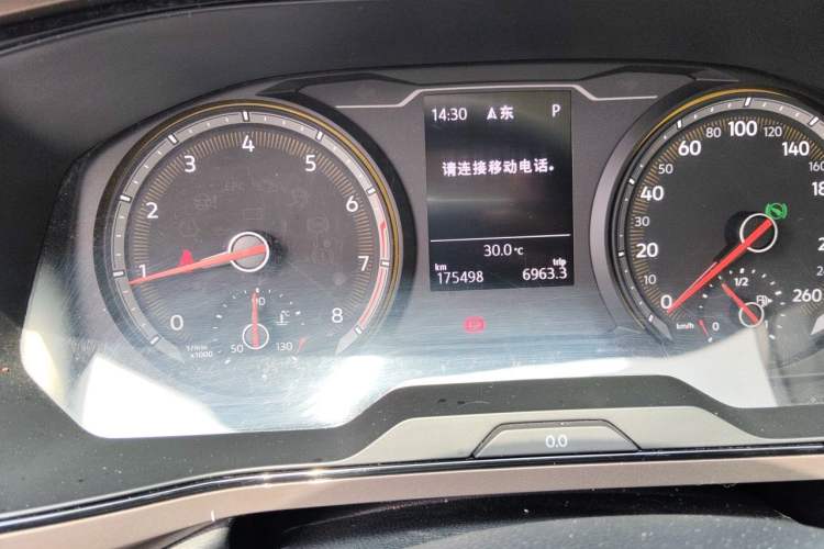 Used Volkswagen Tharu 2019 280TSI Two-Wheel Drive Comfort Edition China VI Standard Odometer Close Up