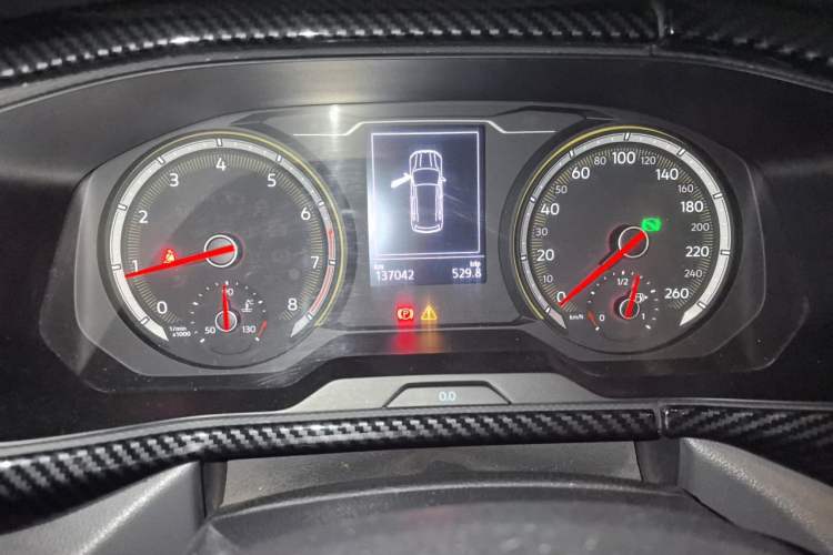 Used Volkswagen Tharu 2019 280TSI Two-Wheel Drive Trend Edition China VI Standard Odometer Close Up