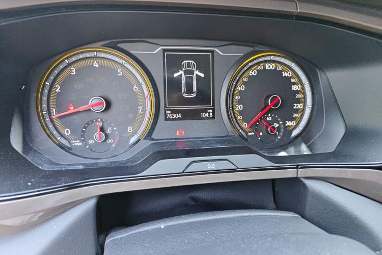 Used Volkswagen Tharu 2019 280TSI Two-Wheel Drive Comfort Edition China VI Standard Odometer Close Up