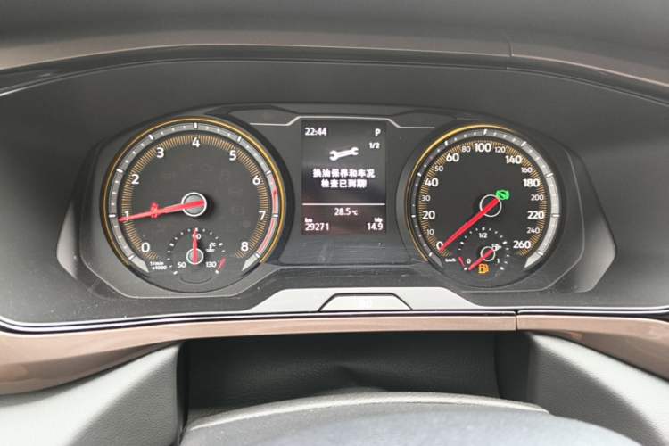 Used Volkswagen Tharu 2019 280TSI Two-Wheel Drive Comfort Edition China VI Standard Odometer Close Up