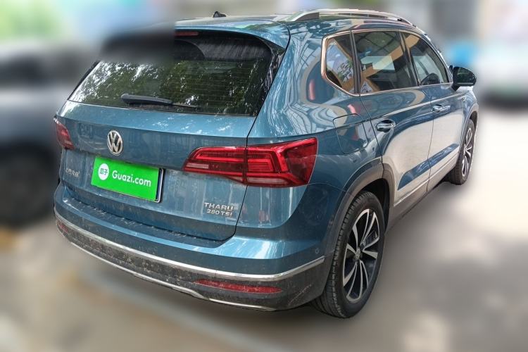 Used Volkswagen Tharu 2019 280TSI Two-Wheel Drive Flagship Edition China V Standard Rear Right 45 Deg
