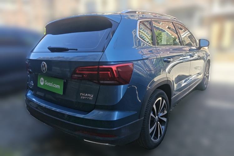 Used Volkswagen Tharu 2019 280TSI Two-Wheel Drive Luxury Edition China V Standard Rear Right 45 Deg