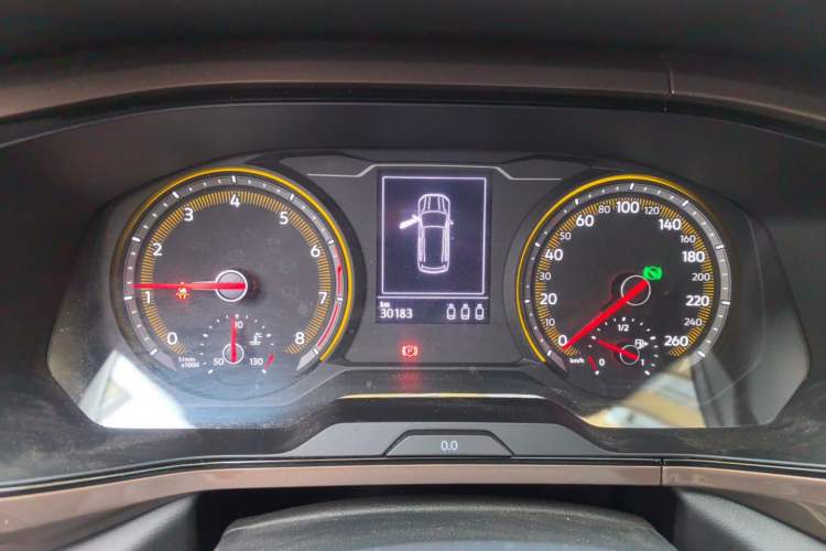 Used Volkswagen Tharu 2019 280TSI Two-Wheel Drive Luxury Version China VI Standard Instrument Cluster