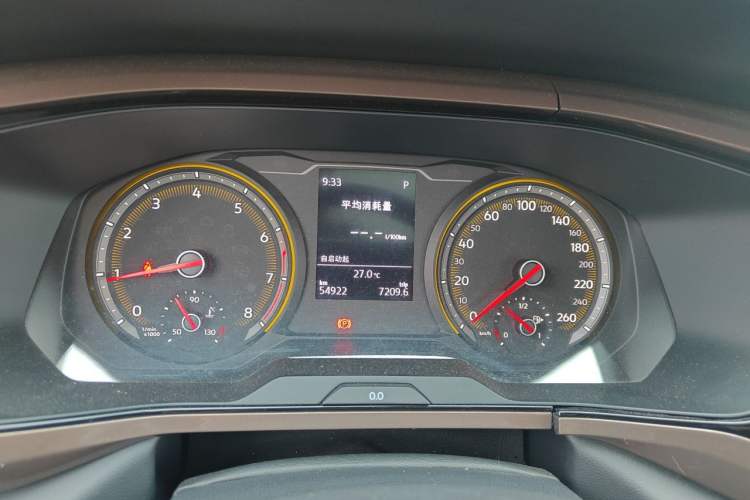 Used Volkswagen Tharu 2019 280TSI Two-Wheel Drive Comfort Edition China VI Standard Instrument Cluster