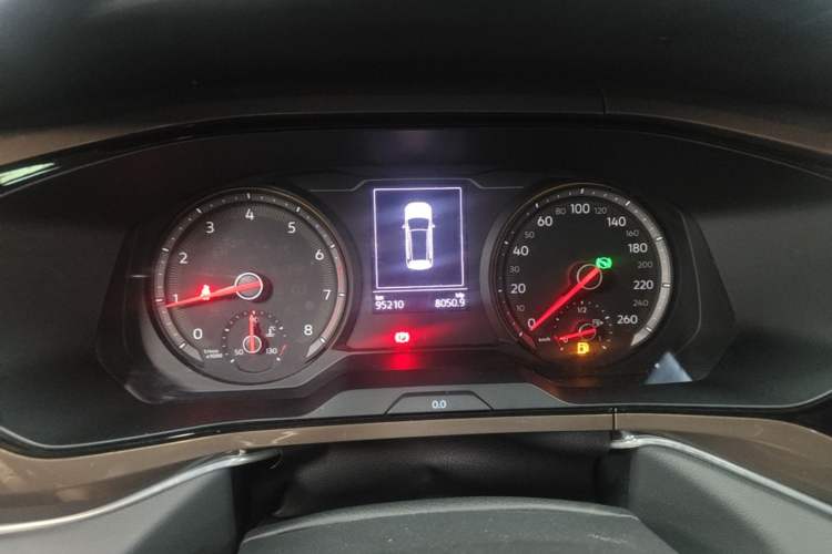 Used Volkswagen Tharu 2019 280TSI Two-Wheel Drive Luxury Version China VI Standard Instrument Cluster