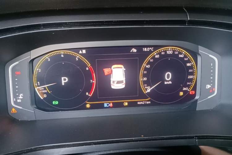 Used Volkswagen Tharu 2019 330TSI Four-Wheel Drive Flagship Model China VI Standard Instrument Cluster