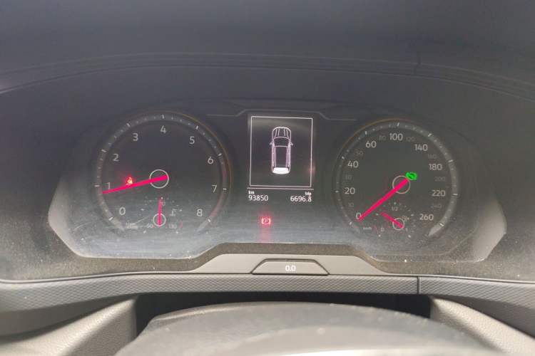 Used Volkswagen Tharu 2019 280TSI Two-Wheel Drive Trend Edition China VI Standard Instrument Cluster