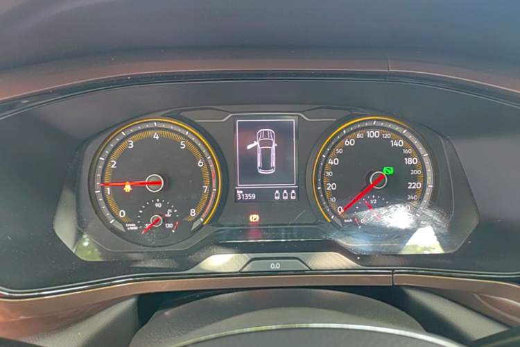 Used Volkswagen Tharu 2019 280TSI Two-Wheel Drive Luxury Version China VI Standard Instrument Cluster