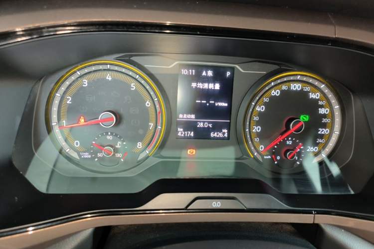 Used Volkswagen Tharu 2019 280TSI Two-Wheel Drive Luxury Version China VI Standard Instrument Cluster