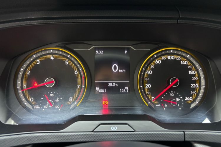 Used Volkswagen Tharu 2019 280TSI Two-Wheel Drive Trend Edition China VI Standard Odometer Close Up