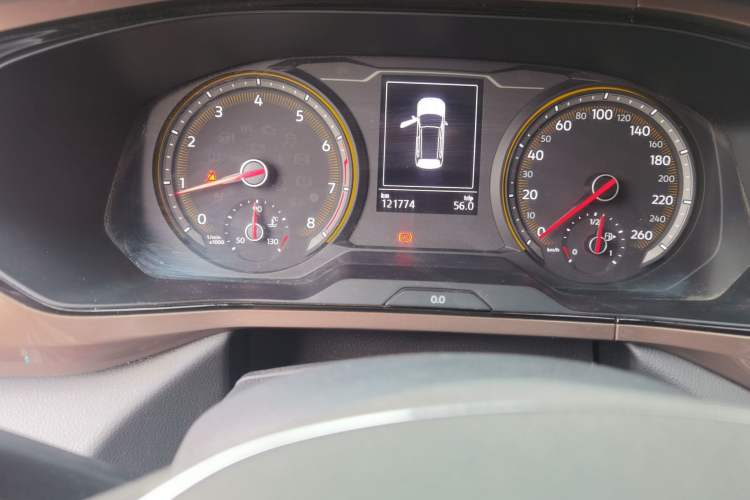 Used Volkswagen Tharu 2019 280TSI Two-Wheel Drive Comfort Edition China VI Standard Odometer Close Up