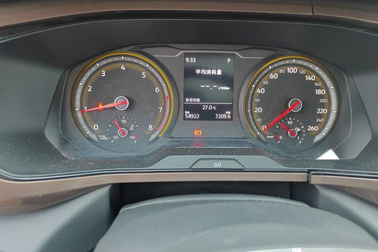 Used Volkswagen Tharu 2019 280TSI Two-Wheel Drive Comfort Edition China VI Standard Odometer Close Up
