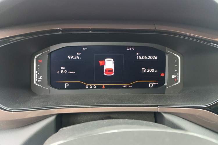 Used Volkswagen Tharu 2019 280TSI Two-Wheel Drive Flagship Version China VI Standard Instrument Cluster