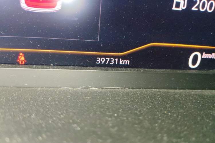 Used Volkswagen Tharu 2019 280TSI Two-Wheel Drive Flagship Version China VI Standard Odometer Close Up