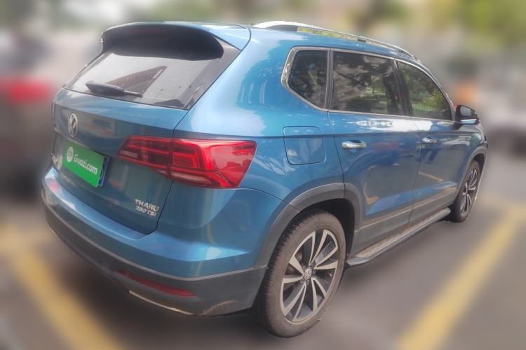 Used Volkswagen Tharu 2019 280TSI Two-Wheel Drive Luxury Edition China V Standard Rear Right 45 Deg