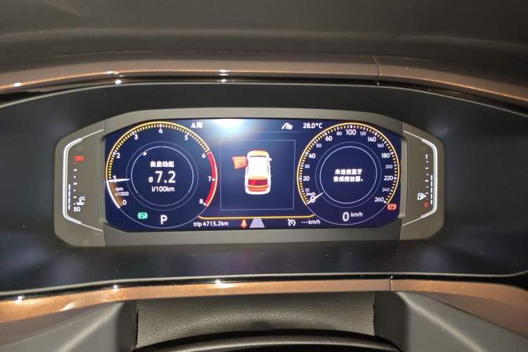 Used Volkswagen Tharu 2019 280TSI Two-Wheel Drive Flagship Edition China V Standard Instrument Cluster