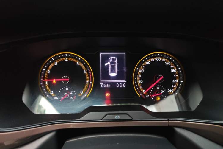 Used Volkswagen Tharu 2019 280TSI Two-Wheel Drive Luxury Version China VI Standard Instrument Cluster