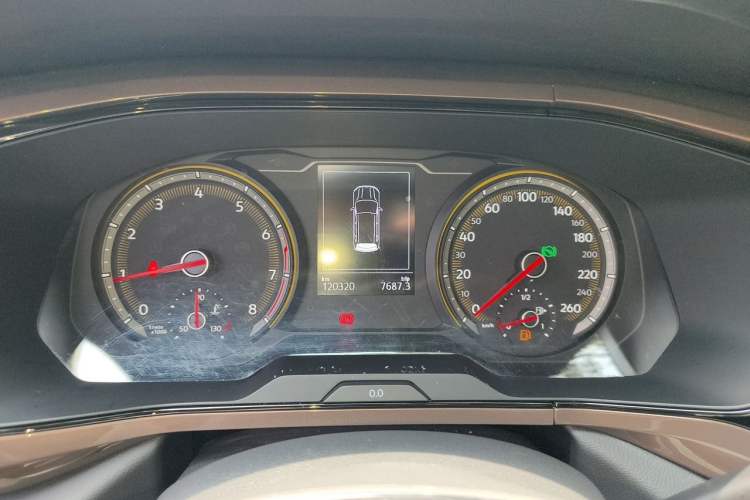 Used Volkswagen Tharu 2019 330TSI Four-Wheel Drive Luxury Edition China VI Standard Instrument Cluster