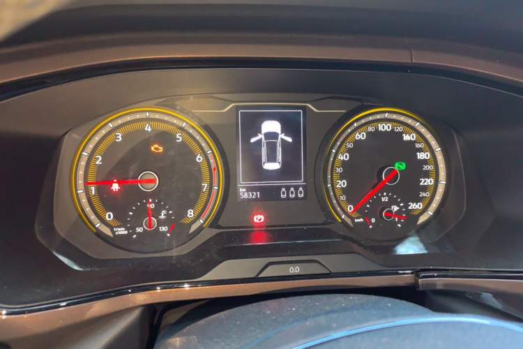 Used Volkswagen Tharu 2019 280TSI Two-Wheel Drive Luxury Version China VI Standard Instrument Cluster