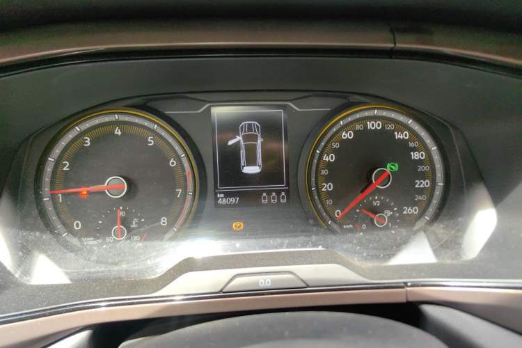 Used Volkswagen Tharu 2019 280TSI Two-Wheel Drive Luxury Version China VI Standard Instrument Cluster