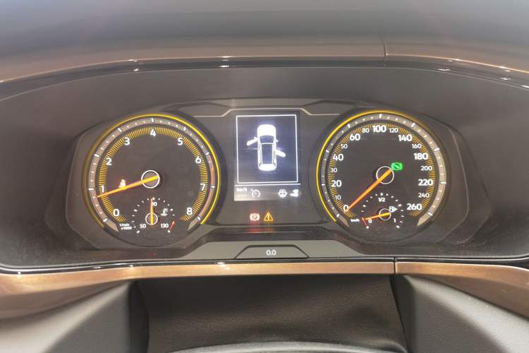 Used Volkswagen Tharu 2019 330TSI Four-Wheel Drive Luxury Edition China VI Standard Instrument Cluster