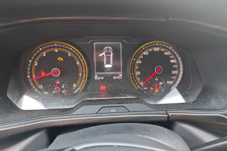 Used Volkswagen Tharu 2019 280TSI Two-Wheel Drive Trend Edition China VI Standard Instrument Cluster