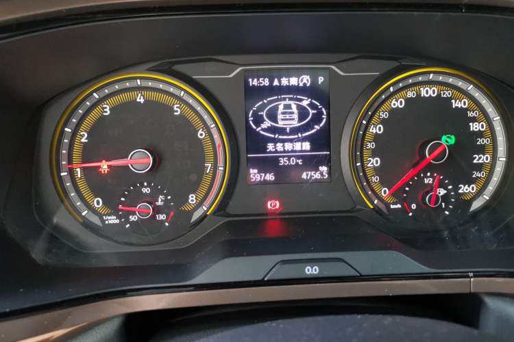 Used Volkswagen Tharu 2019 280TSI Two-Wheel Drive Luxury Version China VI Standard Instrument Cluster