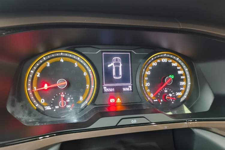 Used Volkswagen Tharu 2019 280TSI Two-Wheel Drive Comfort Edition China VI Standard Instrument Cluster