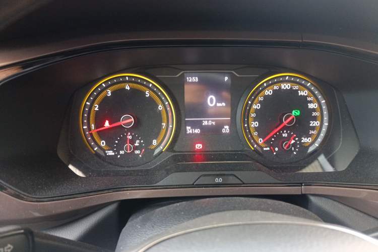Used Volkswagen Tharu 2019 280TSI Two-Wheel Drive Comfort Edition China VI Standard Instrument Cluster