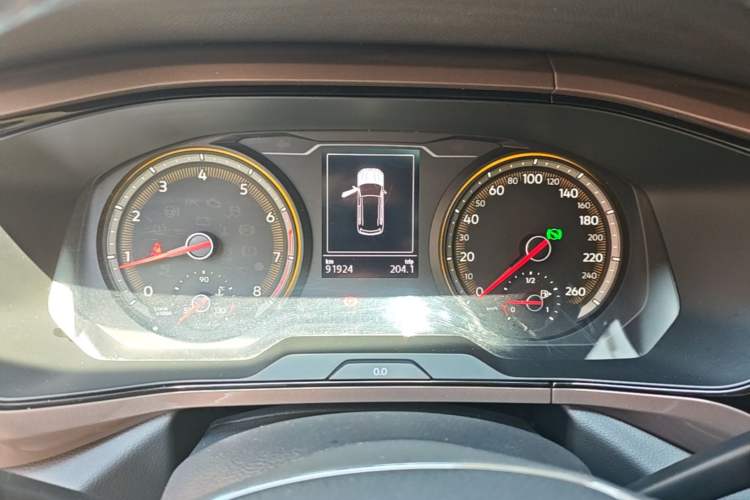 Used Volkswagen Tharu 2019 280TSI Two-Wheel Drive Comfort Edition China VI Standard Instrument Cluster