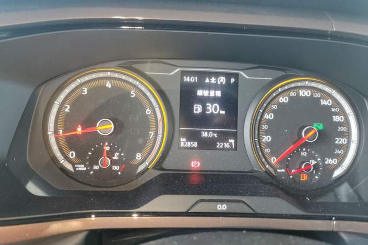 Used Volkswagen Tharu 2019 330TSI Four-Wheel Drive Luxury Edition China VI Standard Instrument Cluster