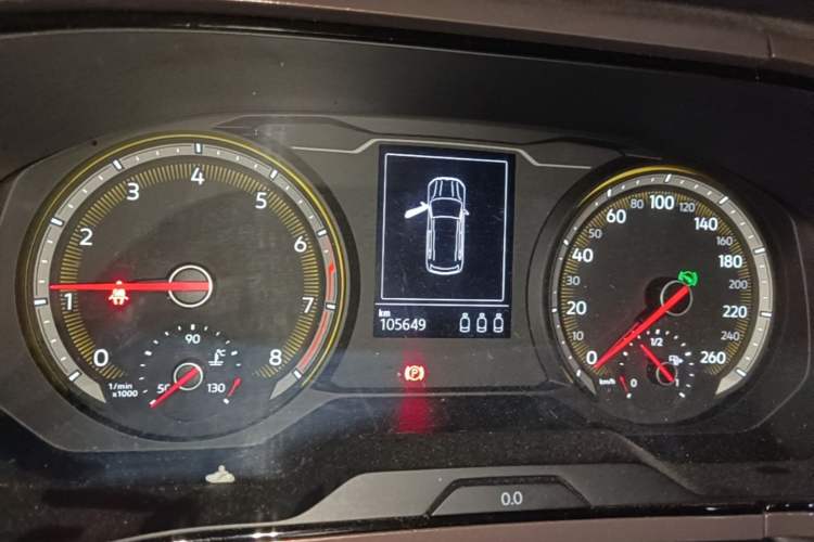Used Volkswagen Tharu 2019 280TSI Two-Wheel Drive Luxury Version China VI Standard Instrument Cluster