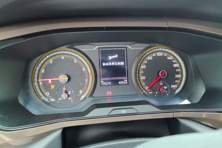 Used Volkswagen Tharu 2019 280TSI Two-Wheel Drive Comfort Edition China VI Standard Instrument Cluster