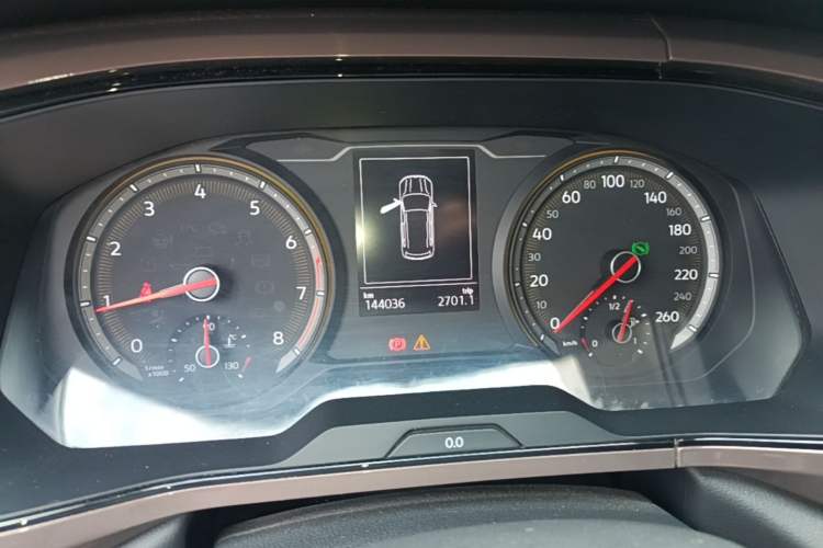 Used Volkswagen Tharu 2019 280TSI Two-Wheel Drive Luxury Version China VI Standard Instrument Cluster