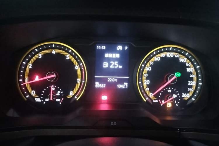 Used Volkswagen Tharu 2019 280TSI Two-Wheel Drive Comfort Edition China VI Standard Instrument Cluster