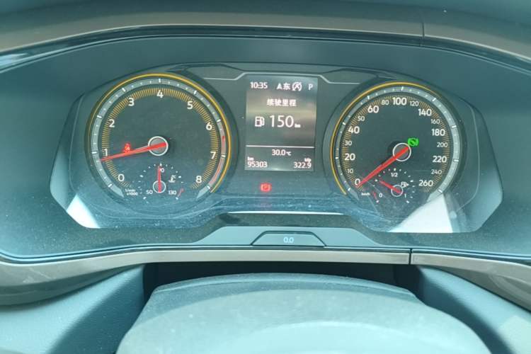 Used Volkswagen Tharu 2019 280TSI Two-Wheel Drive Luxury Version China VI Standard Instrument Cluster
