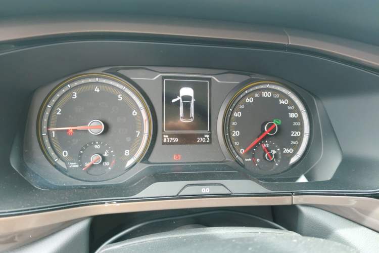Used Volkswagen Tharu 2019 330TSI Four-Wheel Drive Luxury Edition China VI Standard Instrument Cluster